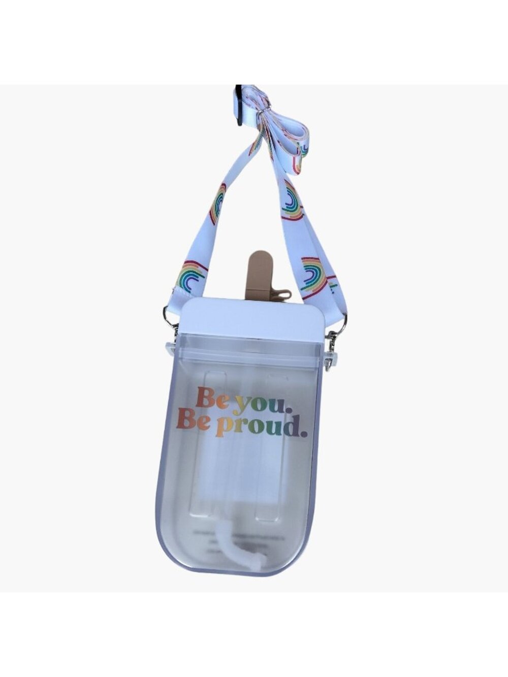 Gay Pride Apparel Popsicle Sipper Water Bottle Rainbow Strap 12 Oz
